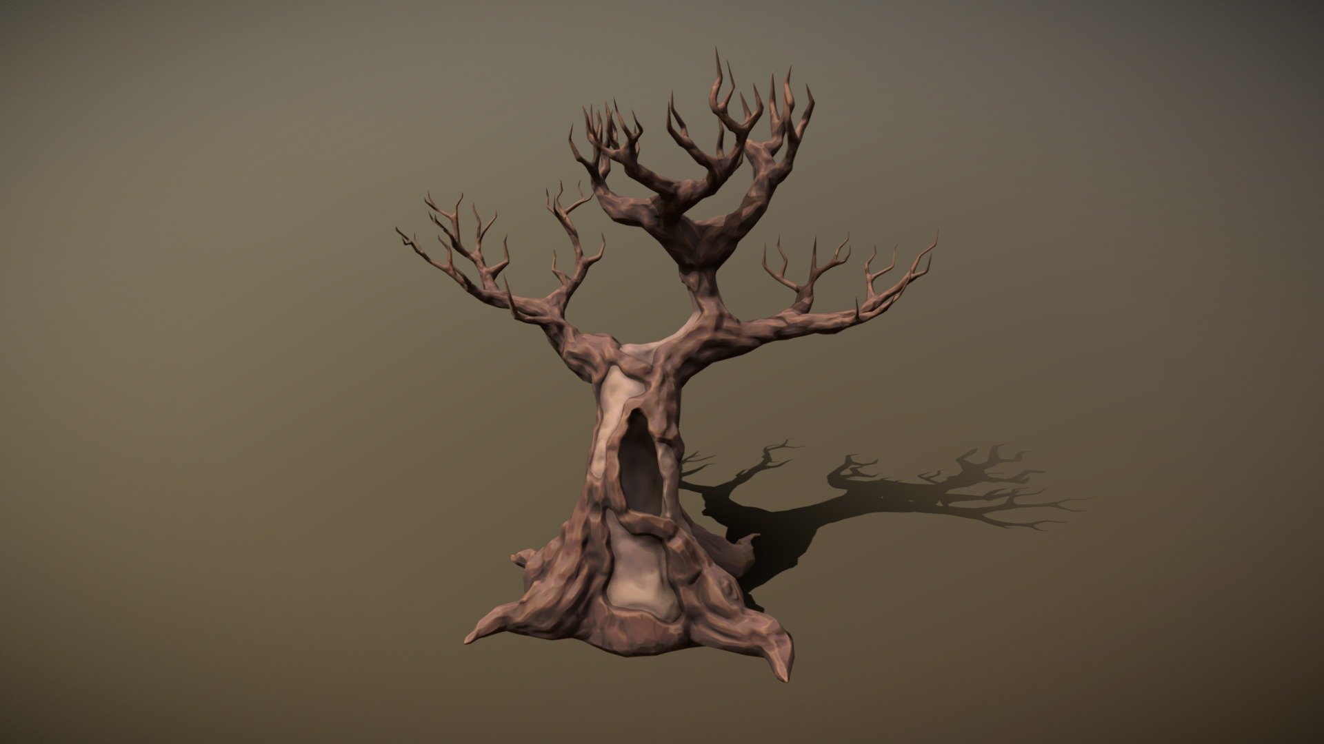 Stylized Dead Tree 3d model