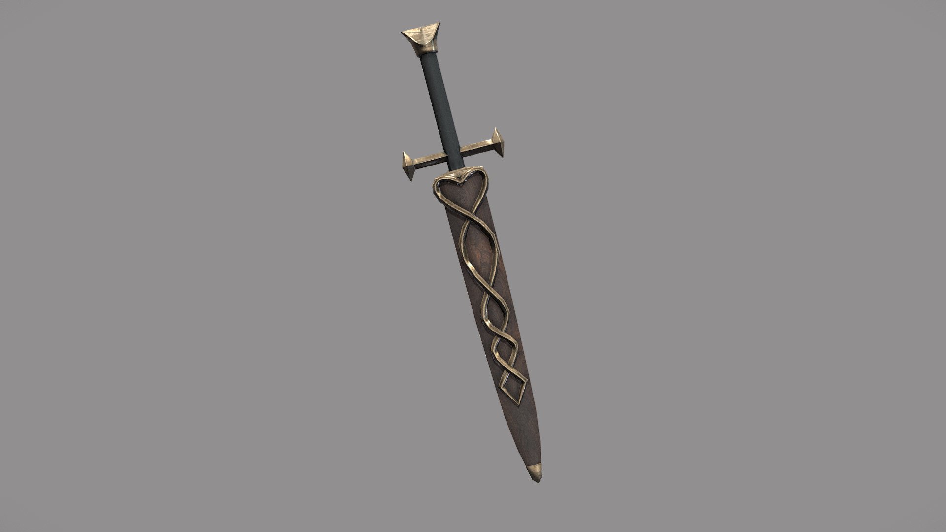 Fantasy Dagger 3d model