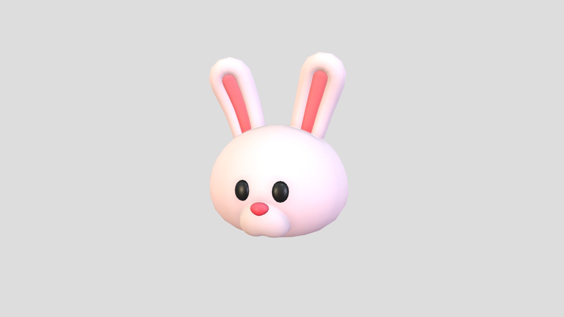 Prop149 Rabbit Head 3d model