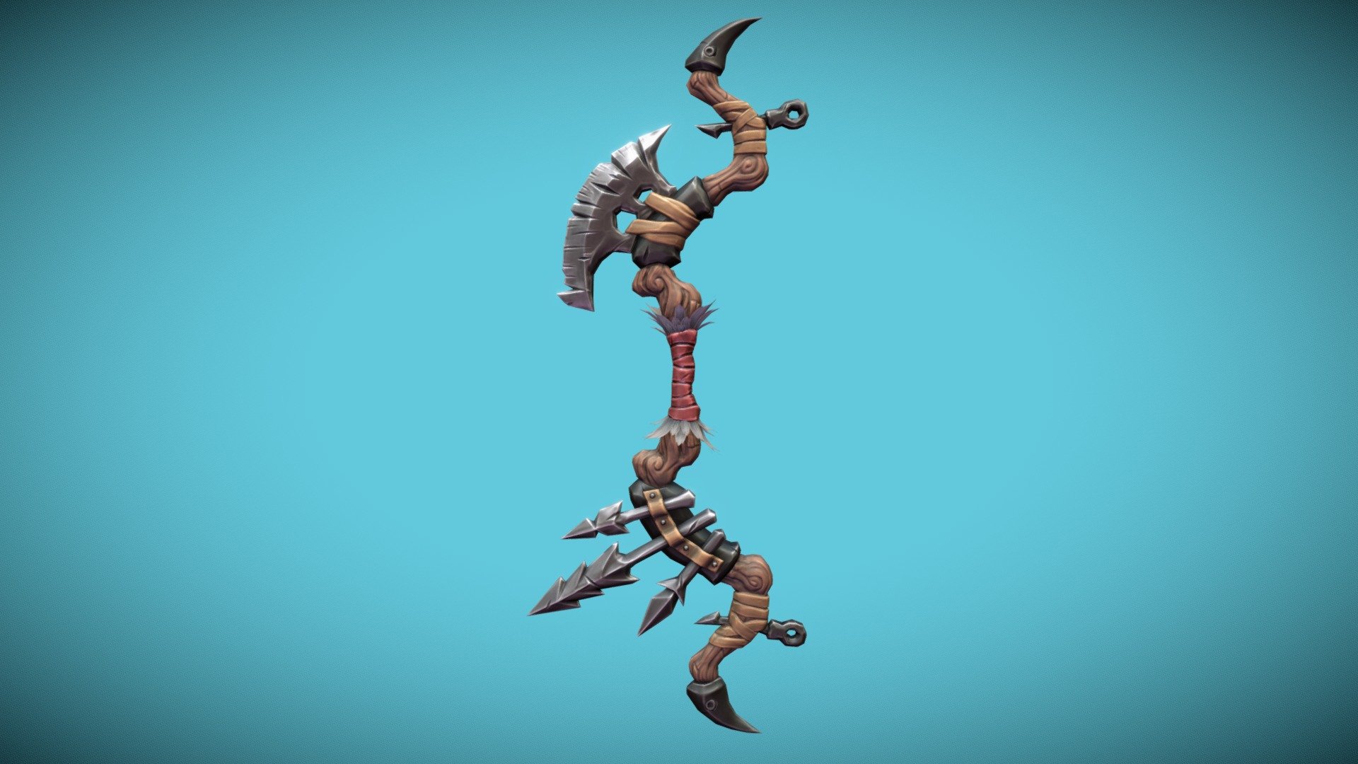 Stylized Bow 3d model