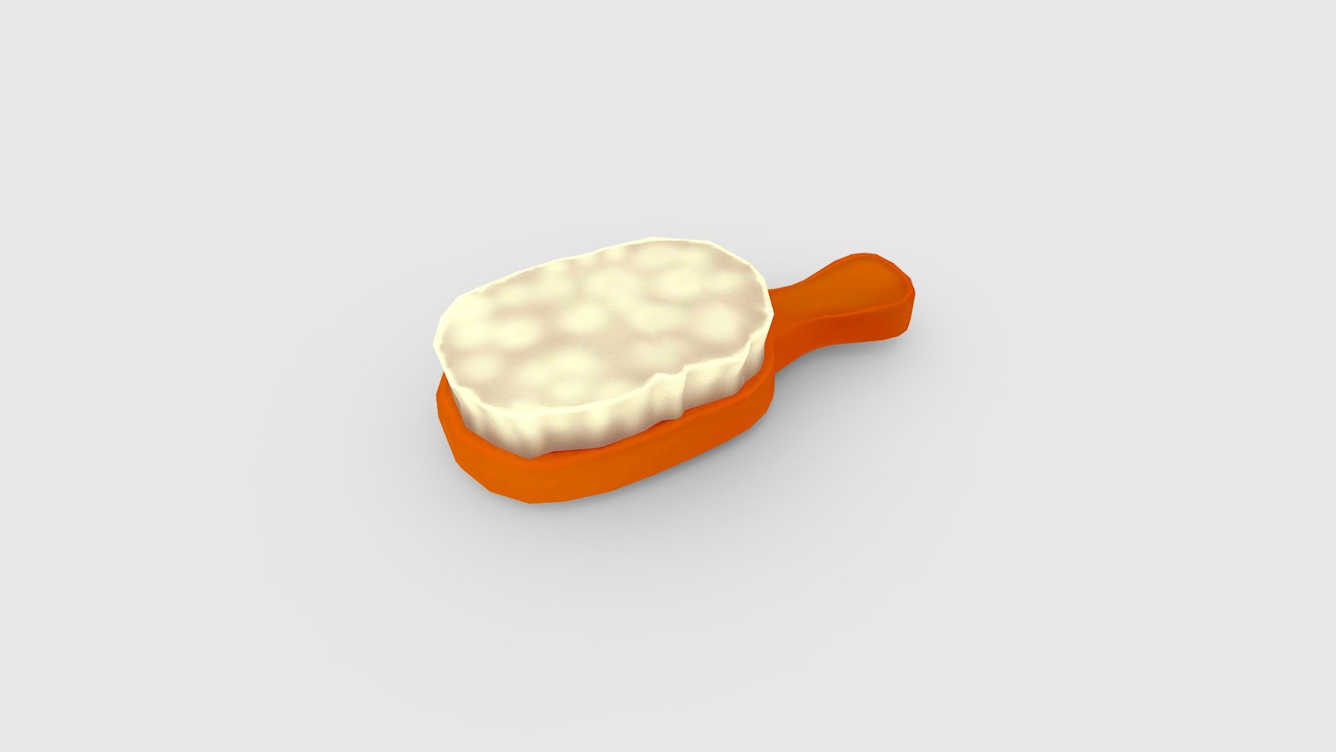 Cartoon brush 3d model