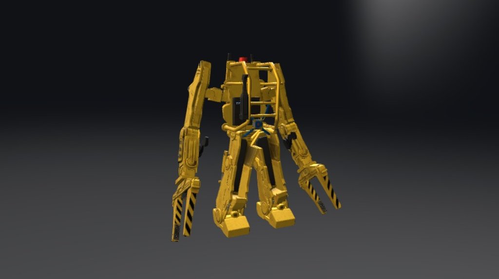 Aliens Minimates Power Loader 3d model