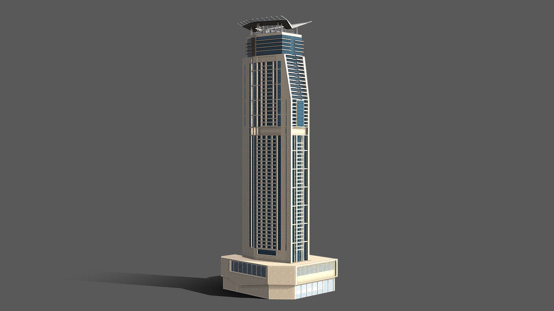 Marina Heights Tower 3d model