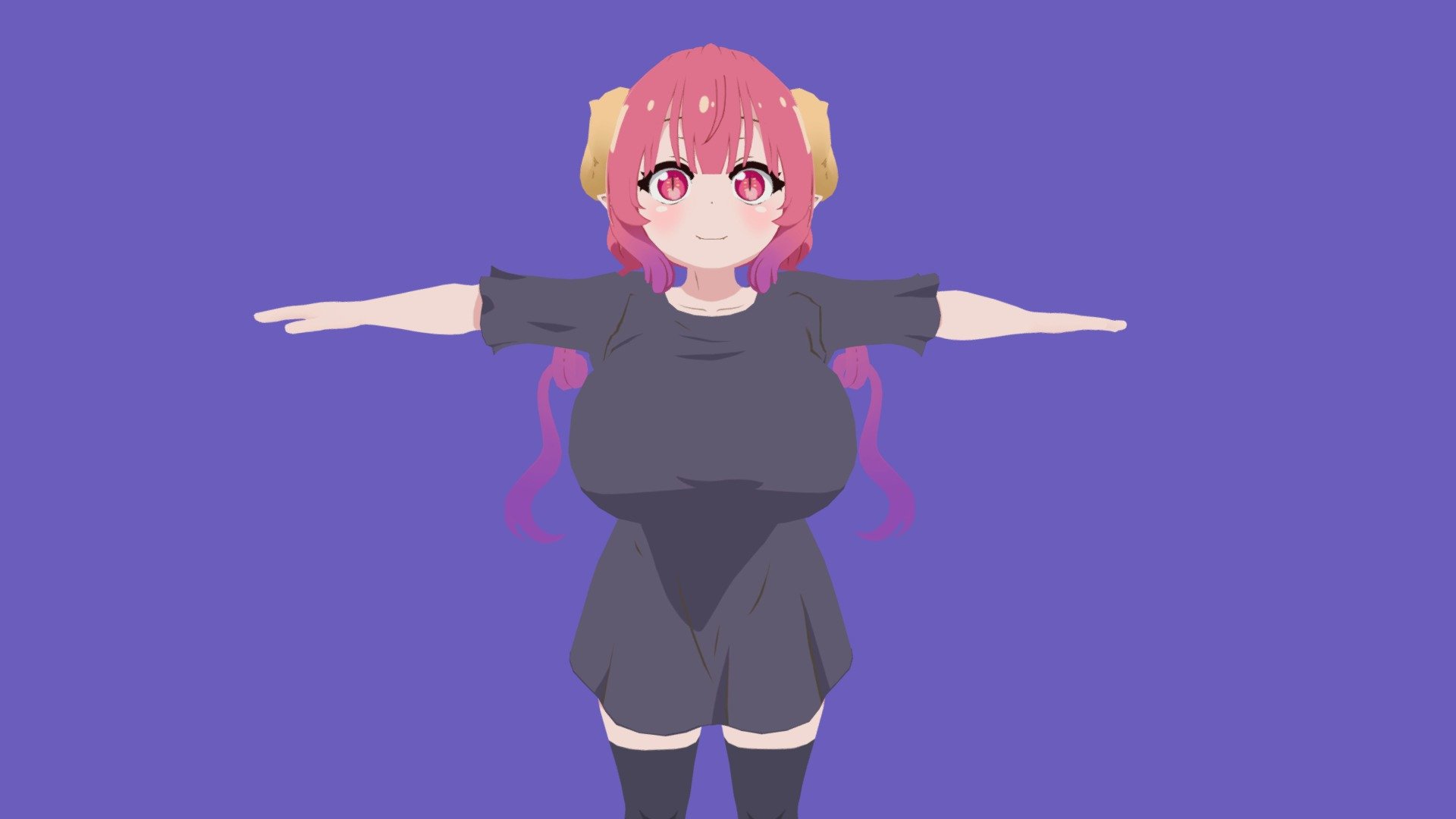 Miss Kobayashis Dragon Maid 3d model