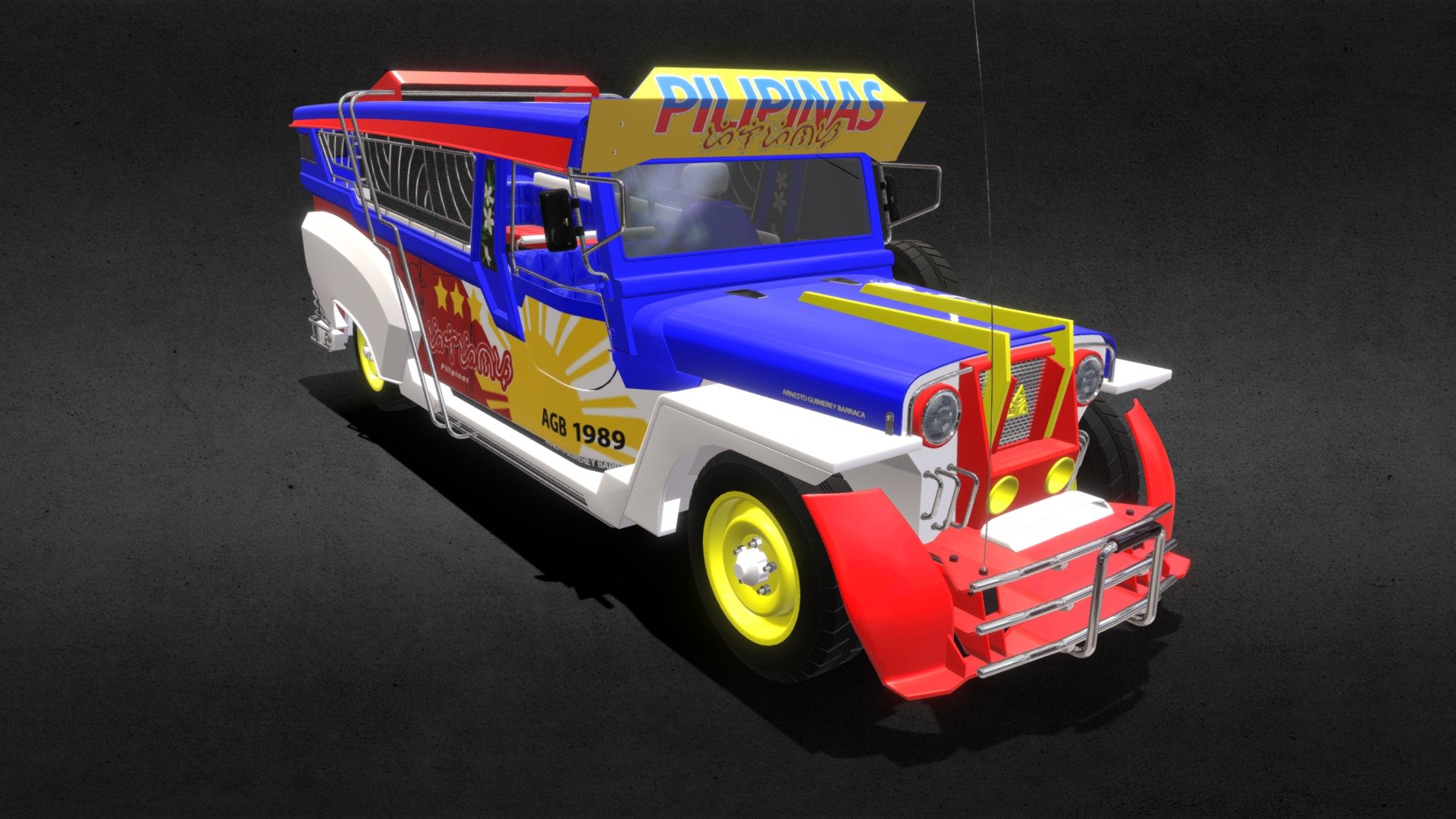 Philippine Jeepney ( DYIP ) 3d model