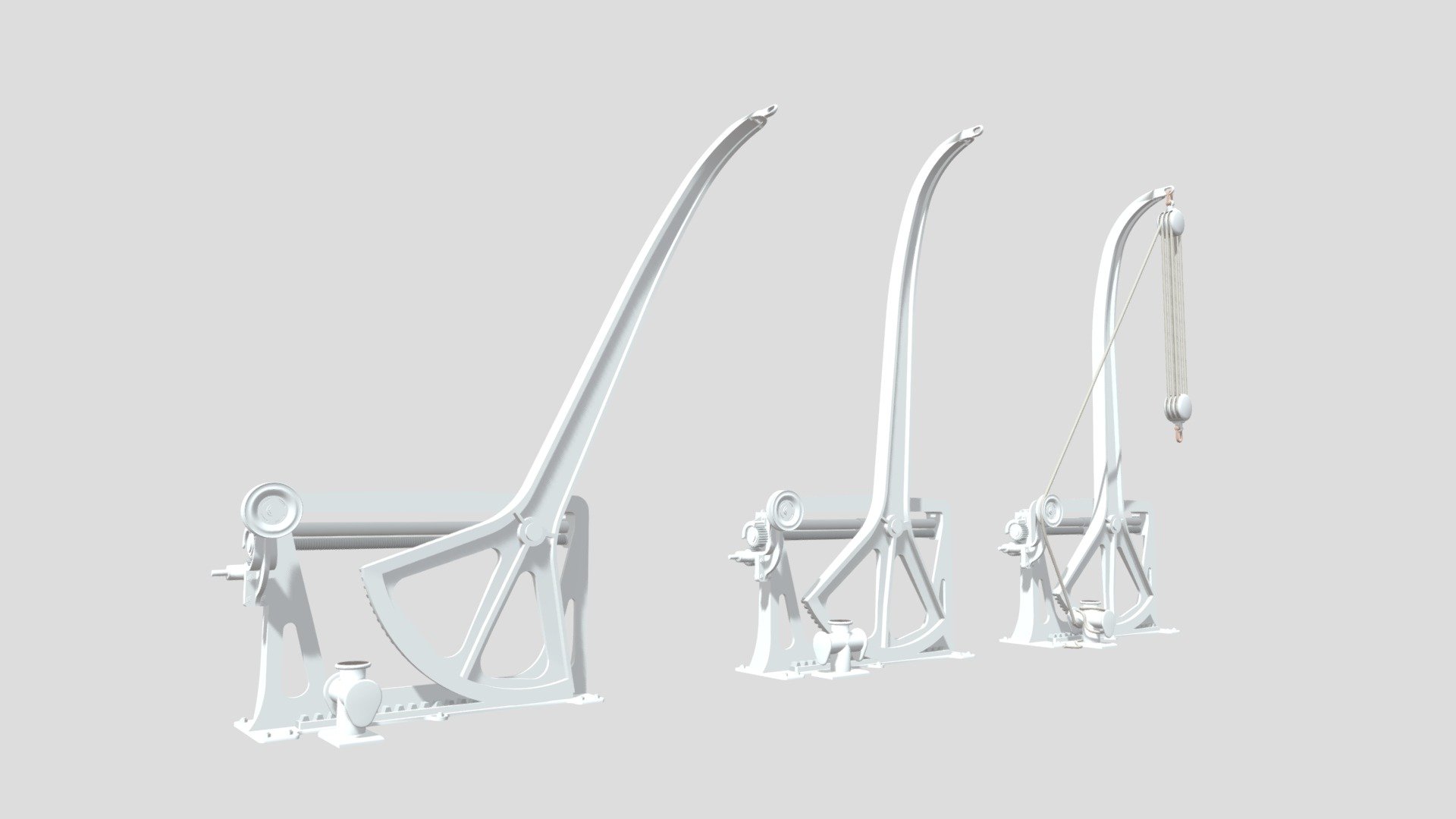 Titanics Davits 3d model