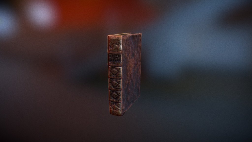 Old Book 3d model