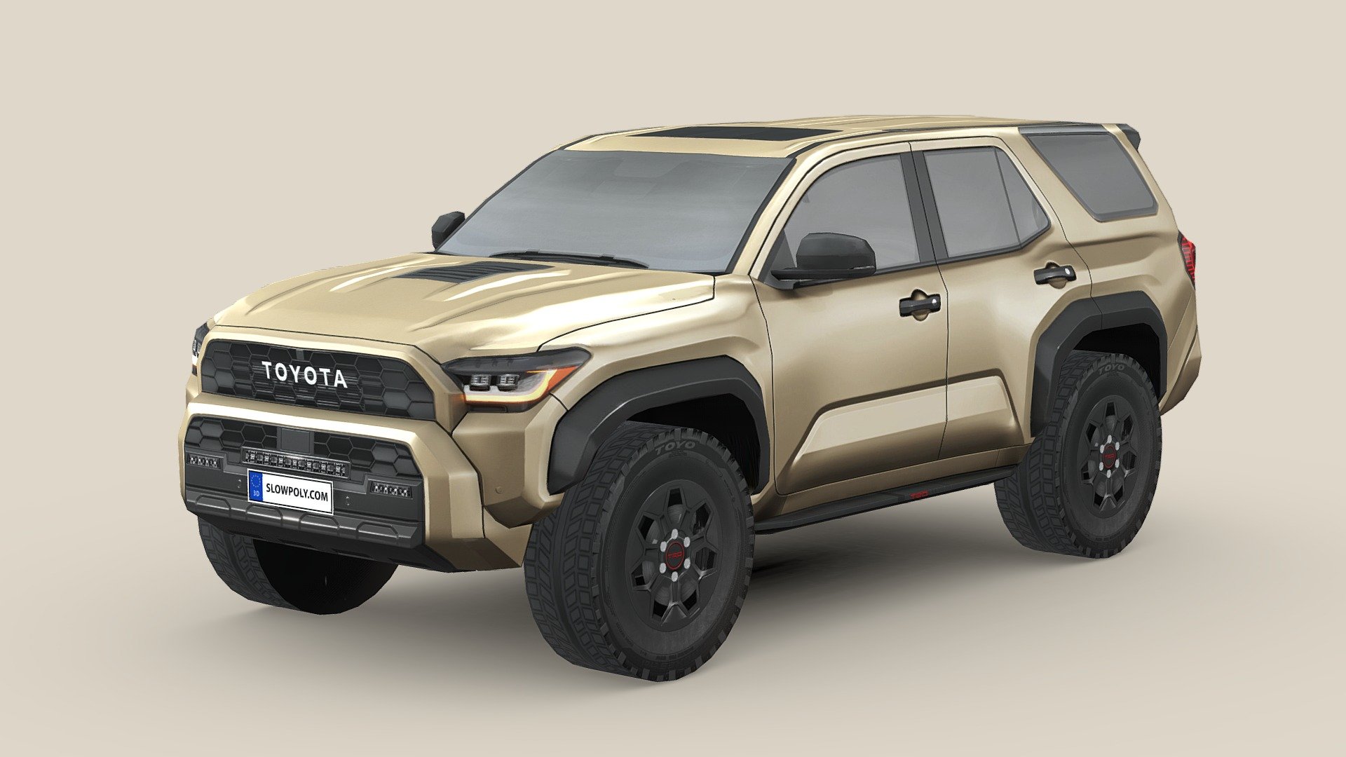 Toyota 4Runner TRDpro 2025 3d model