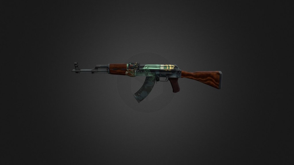 AK-47 | Fire Serpent 3d model