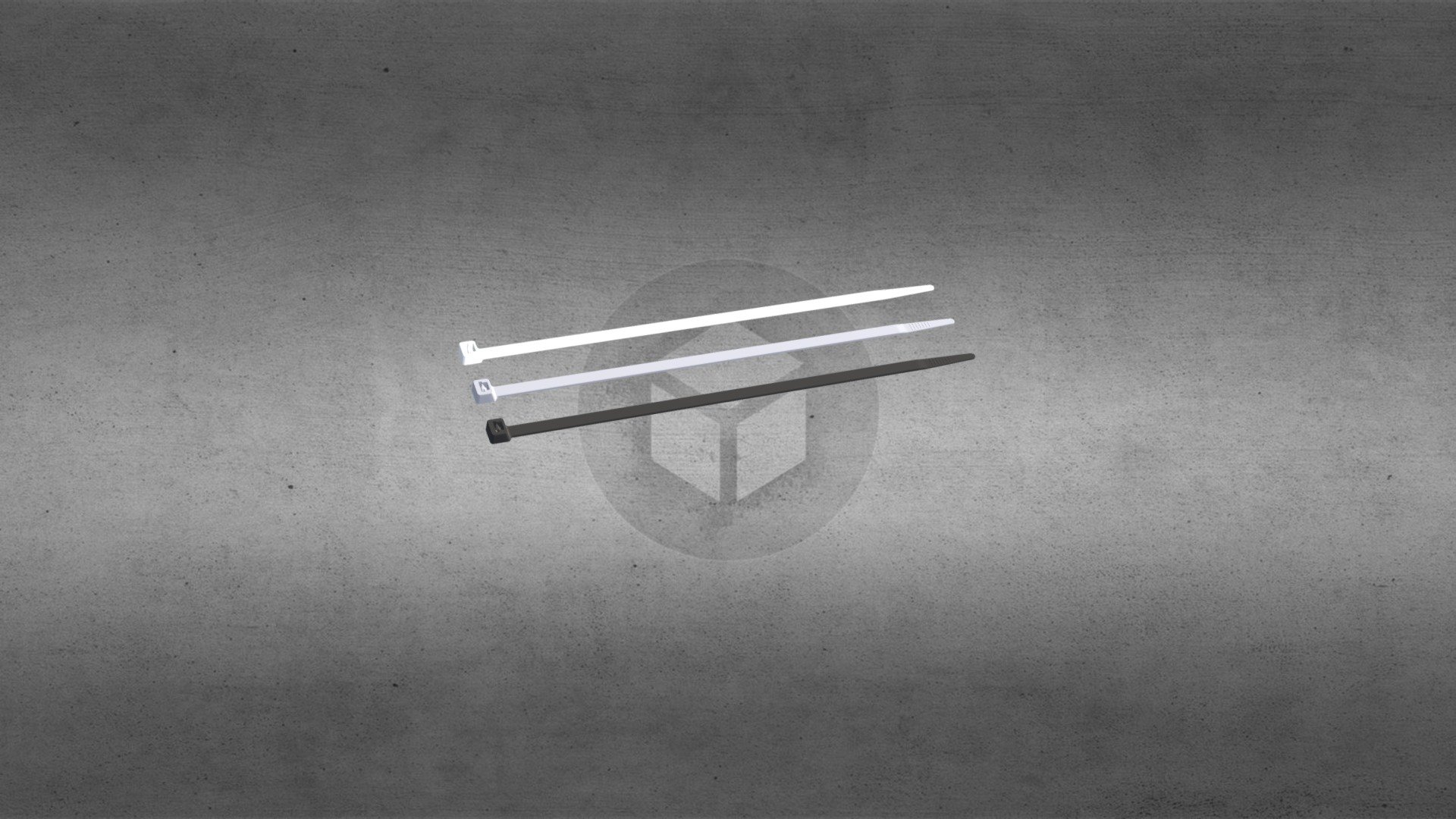 Standard Cable Ties 3d model