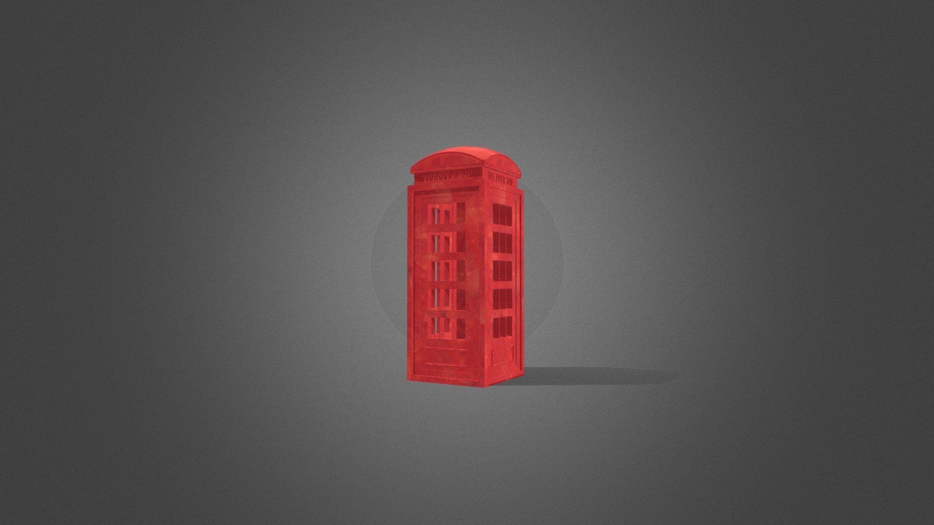 Telephone Box 3d model