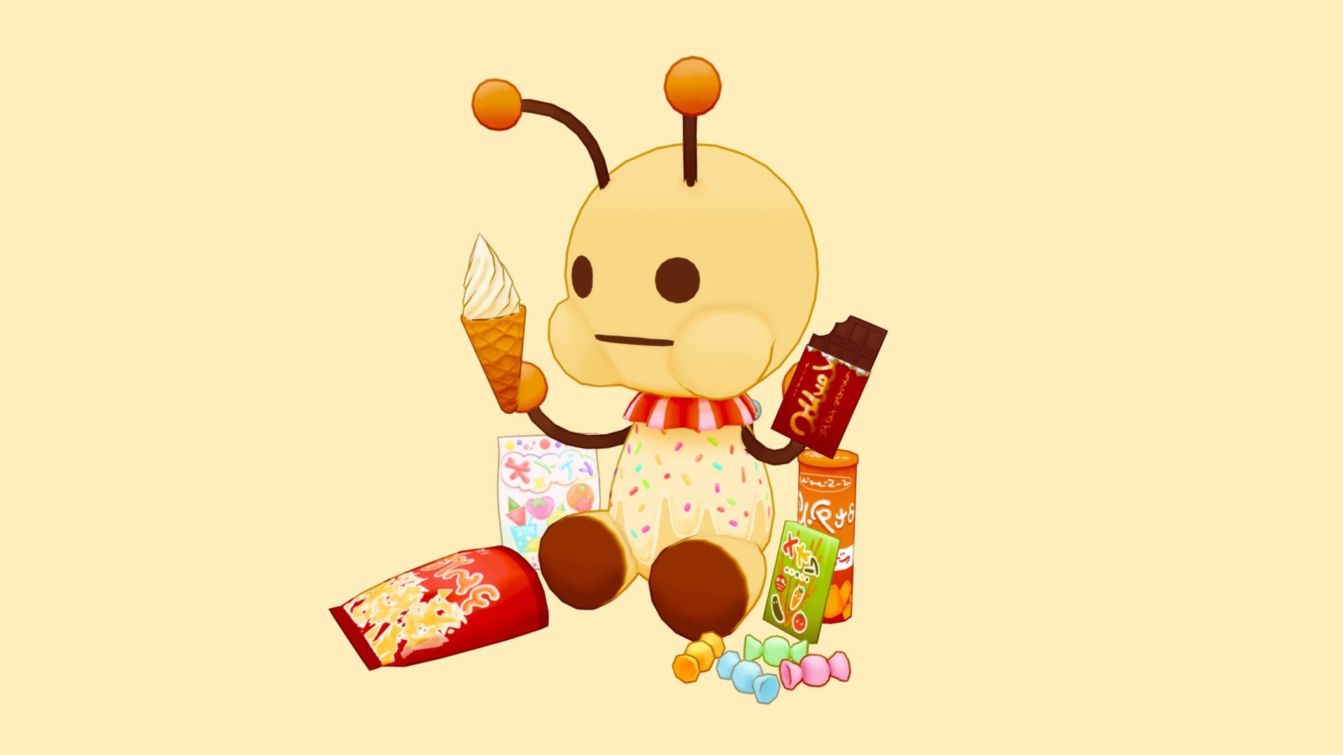 Snack 3d model