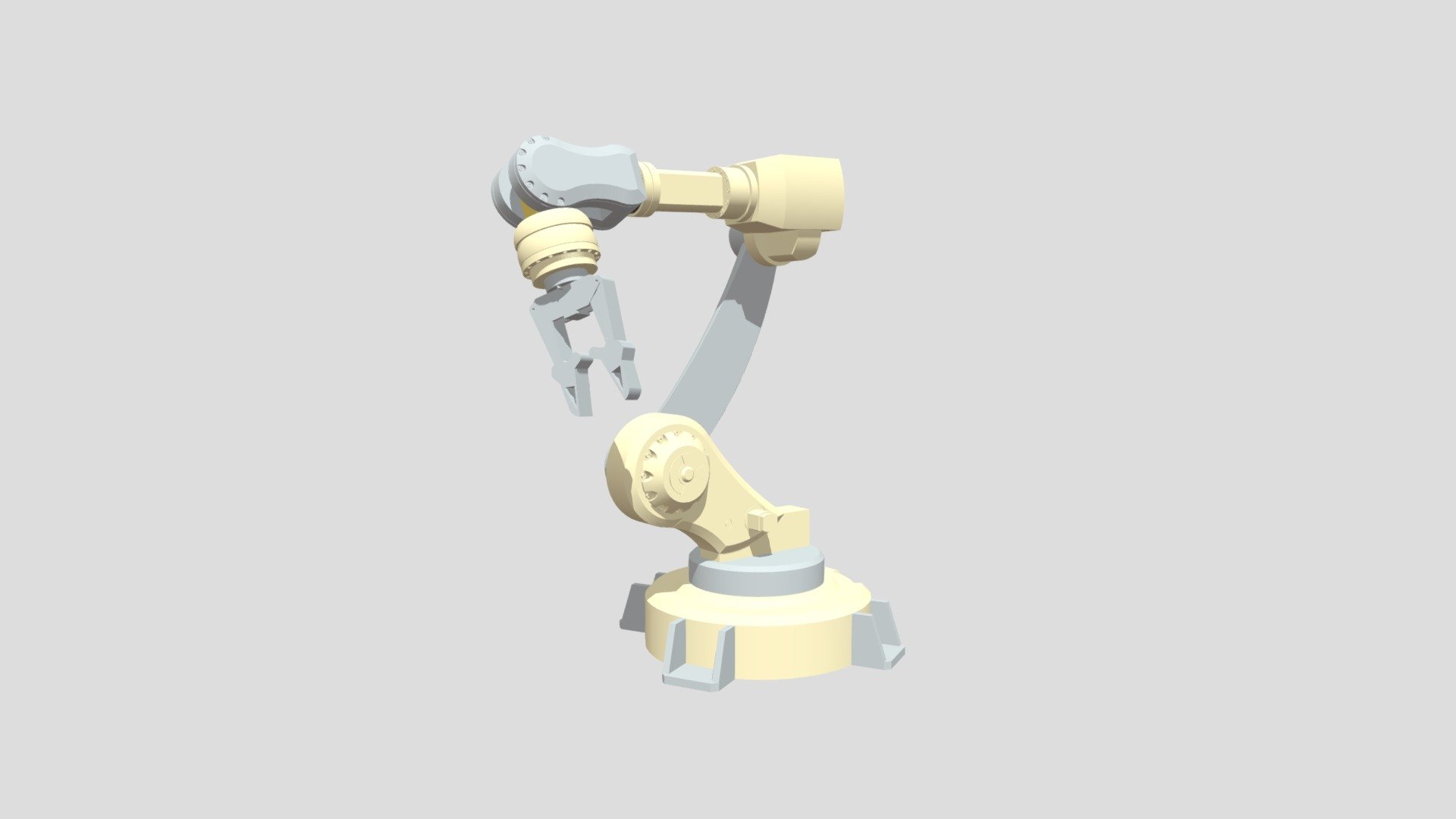 INDUSTRIAL ROBOTIC ARM 3d model