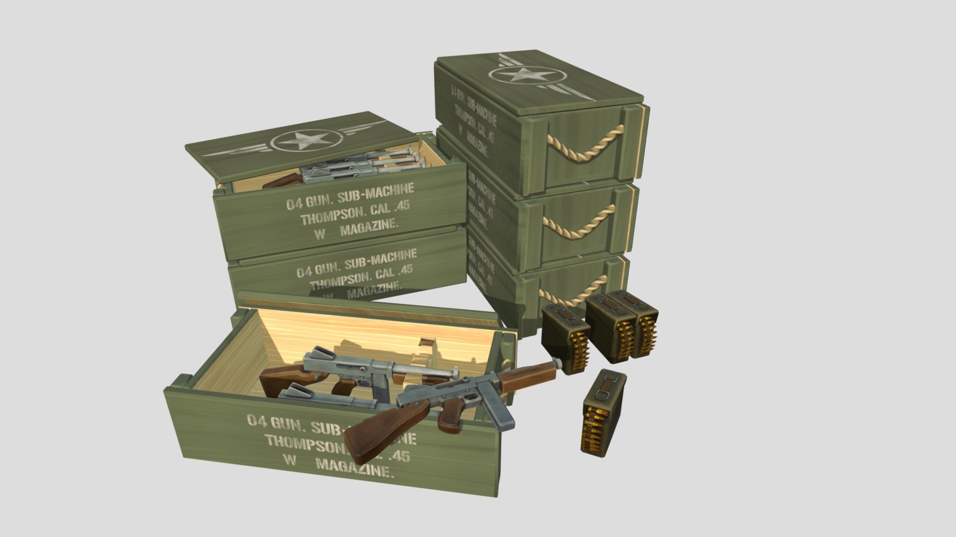 WeaponStash 3d model