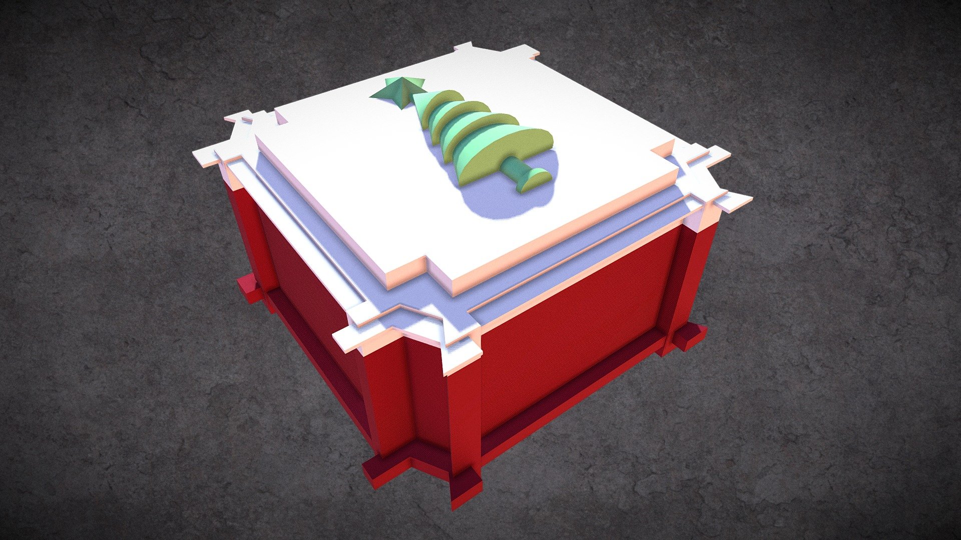 Christmas Box 3d model