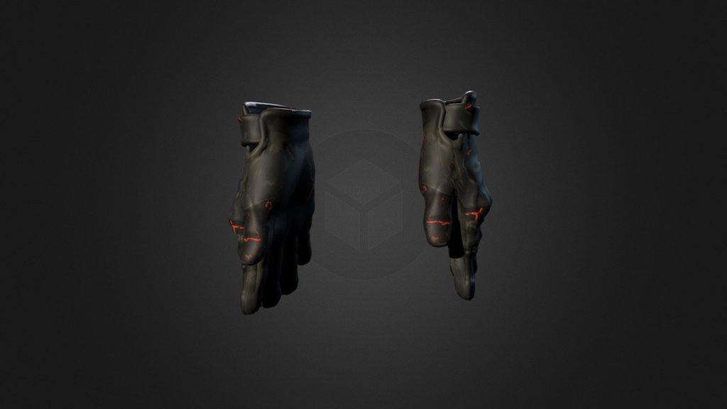 CT Gloves | Сurrent lava 3d model