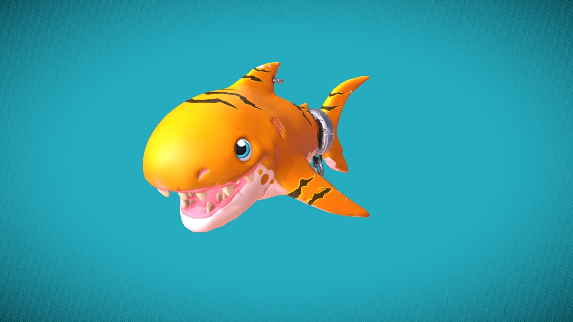 Chompy Swim 3d model