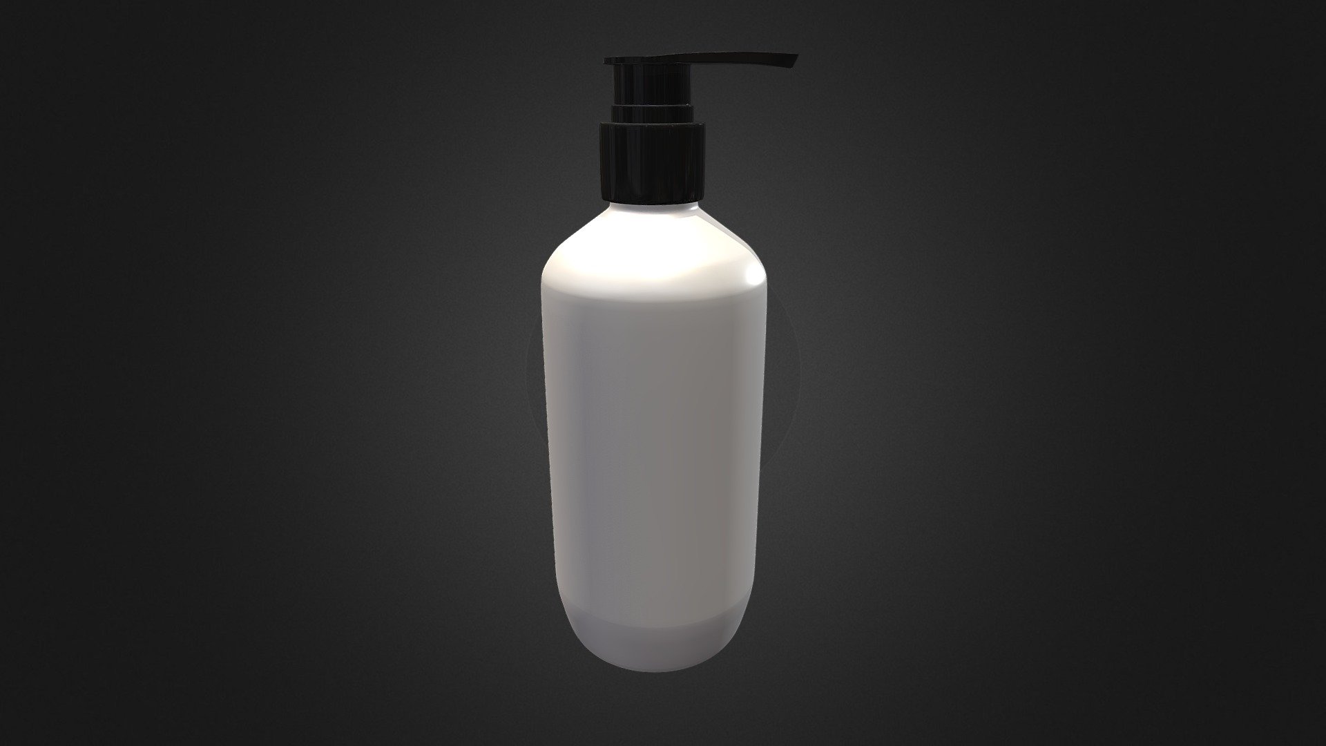 Shampoo Botal .500ml 3d model