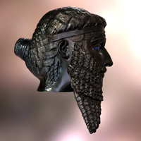 Sargon of Akkad bust restoration.