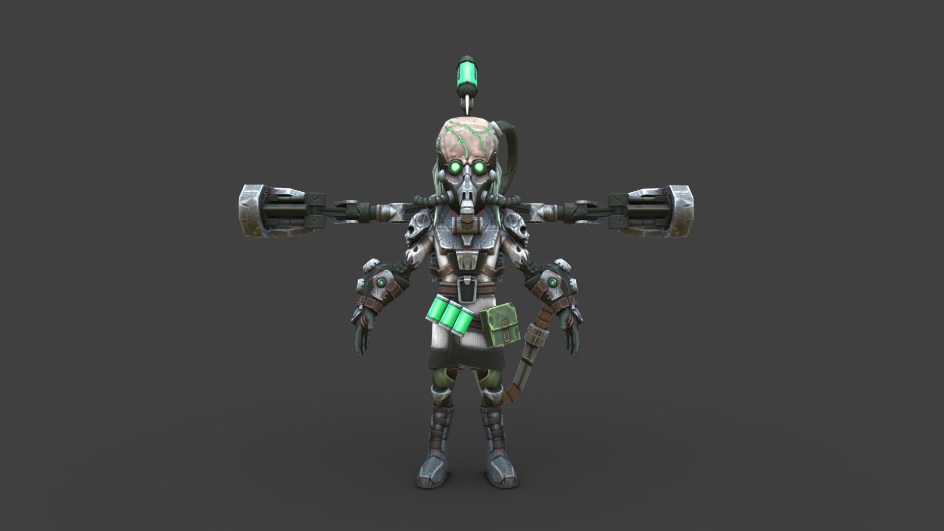 Psyker Mini Boss Shooter 3d model