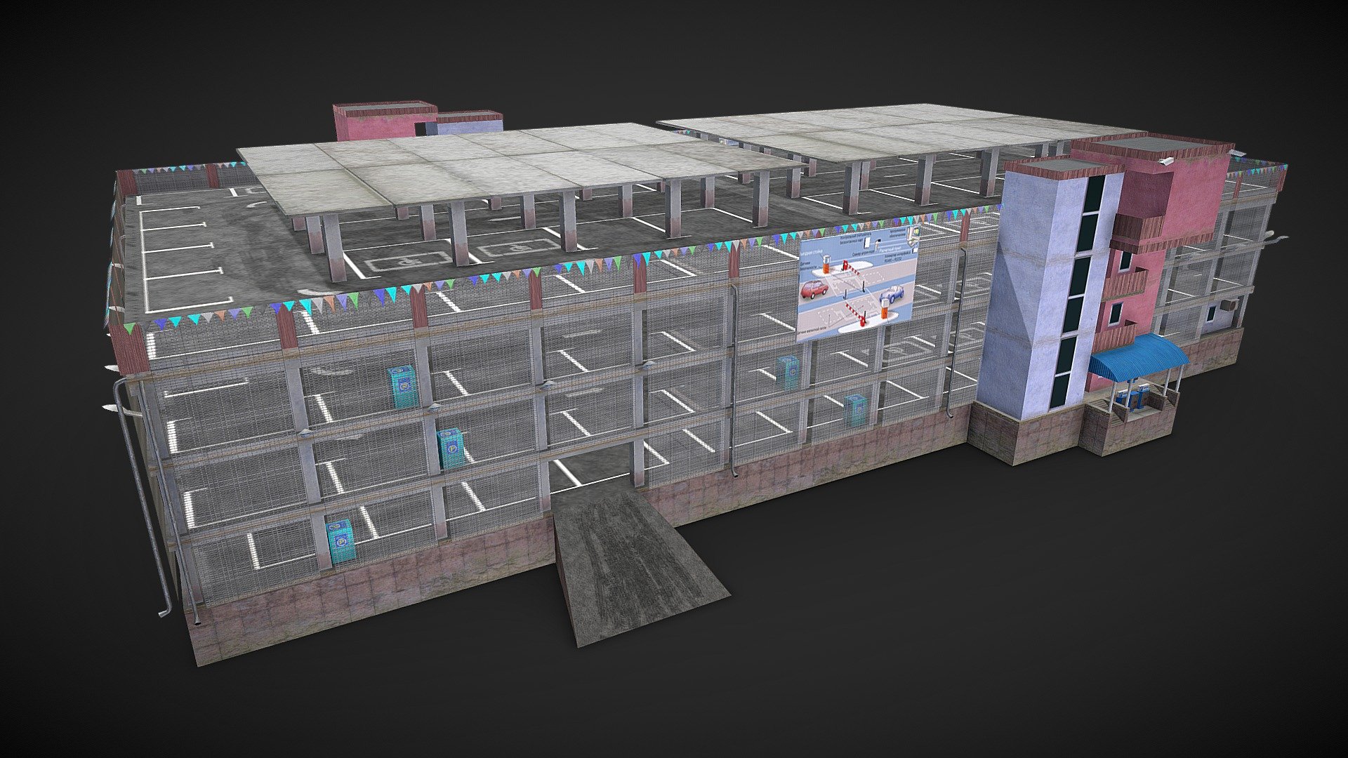 Parking 3d model