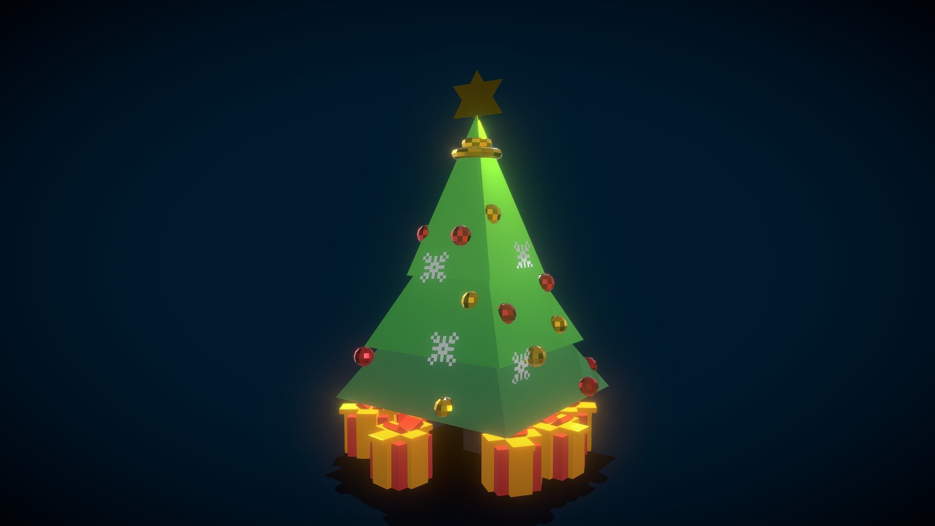 Christmas tree 3d model