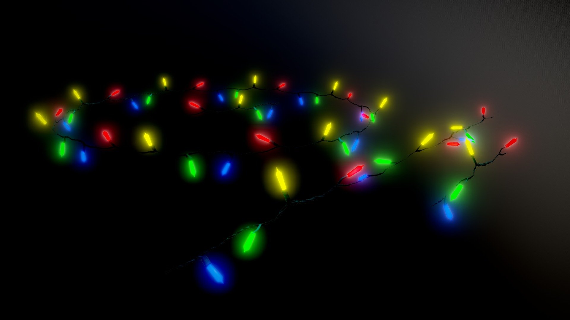 Christmas Lights 3d model