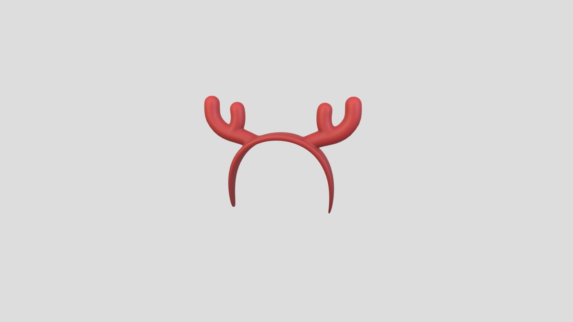 Prop204 Deer Headband 3d model