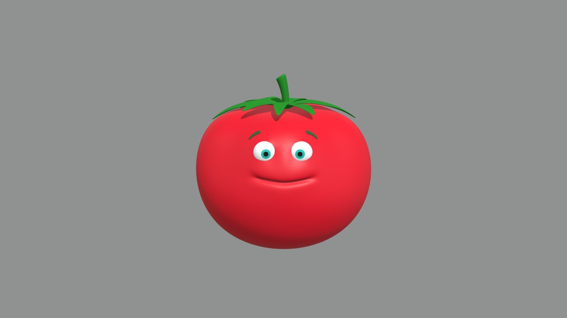 Tomato guy 3d model