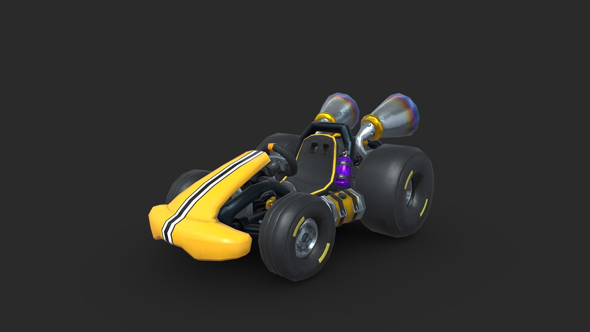 Go-kart 3d model