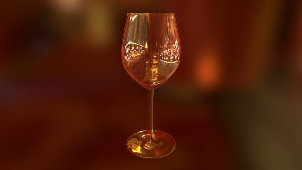 Wine Glass 3d model