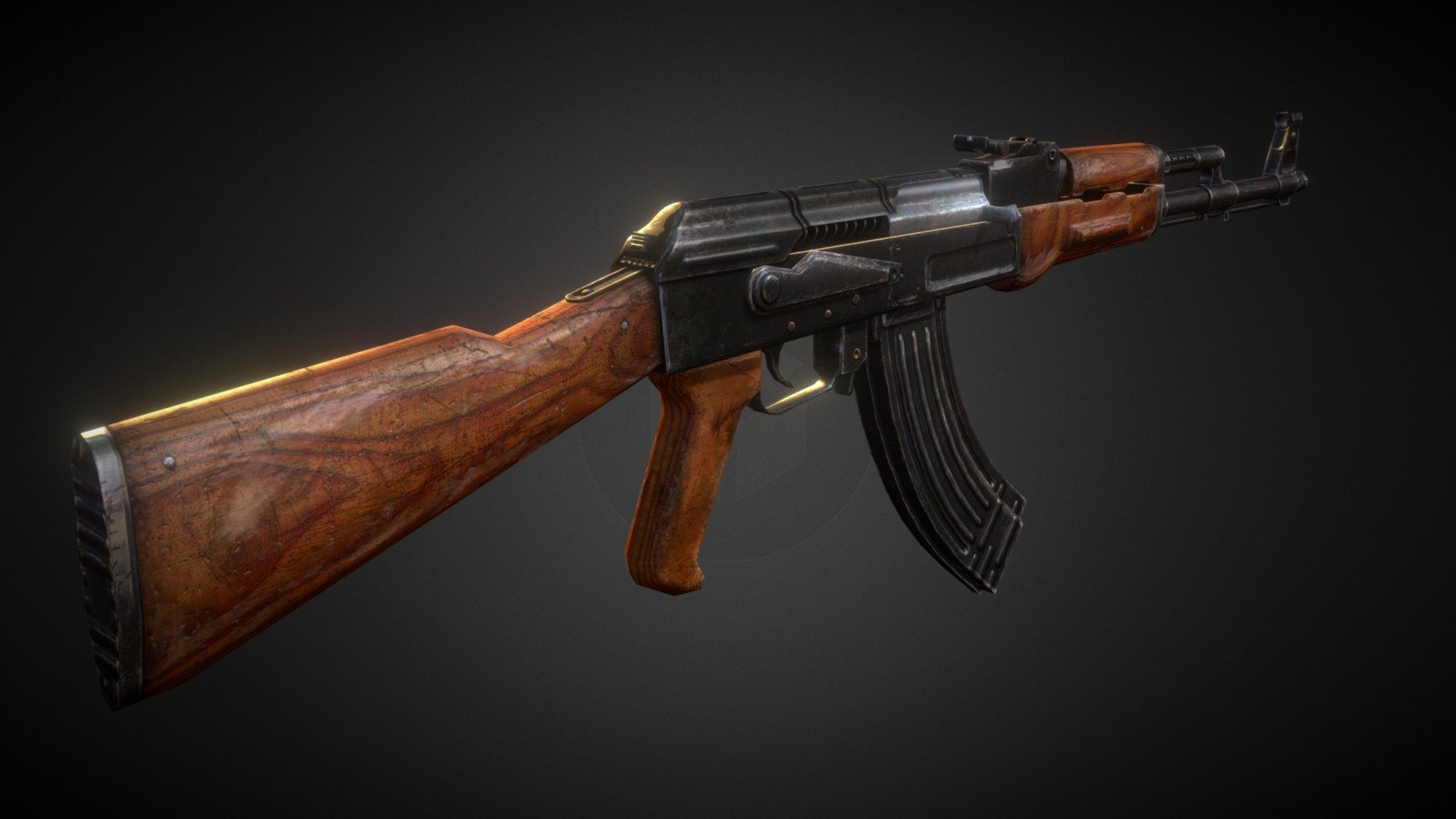 AK-47 3d model