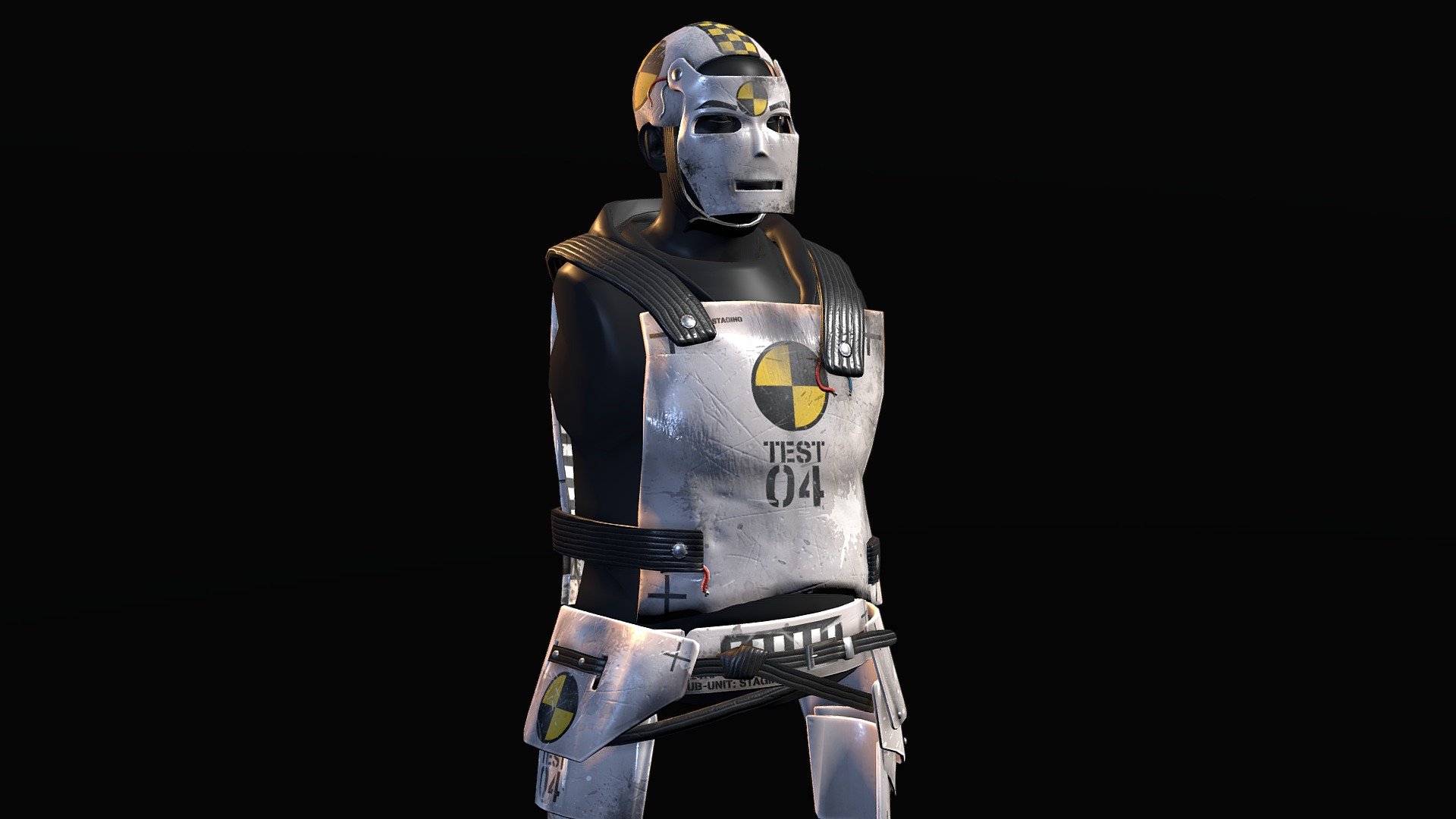 Test Dummy Armor 3d model