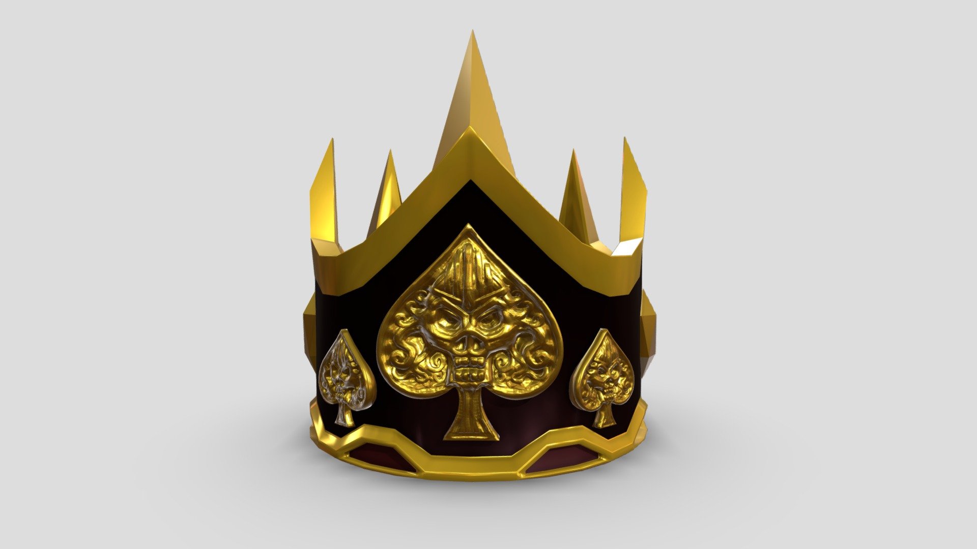 Skull Crown 3d model