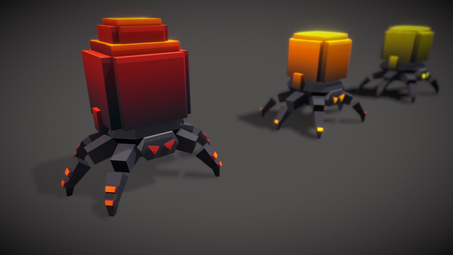 Spider Bomb Enemy 3d model