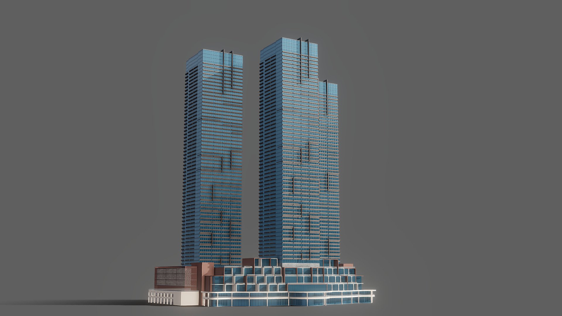 Jumeirah Living Marina Gate 3d model