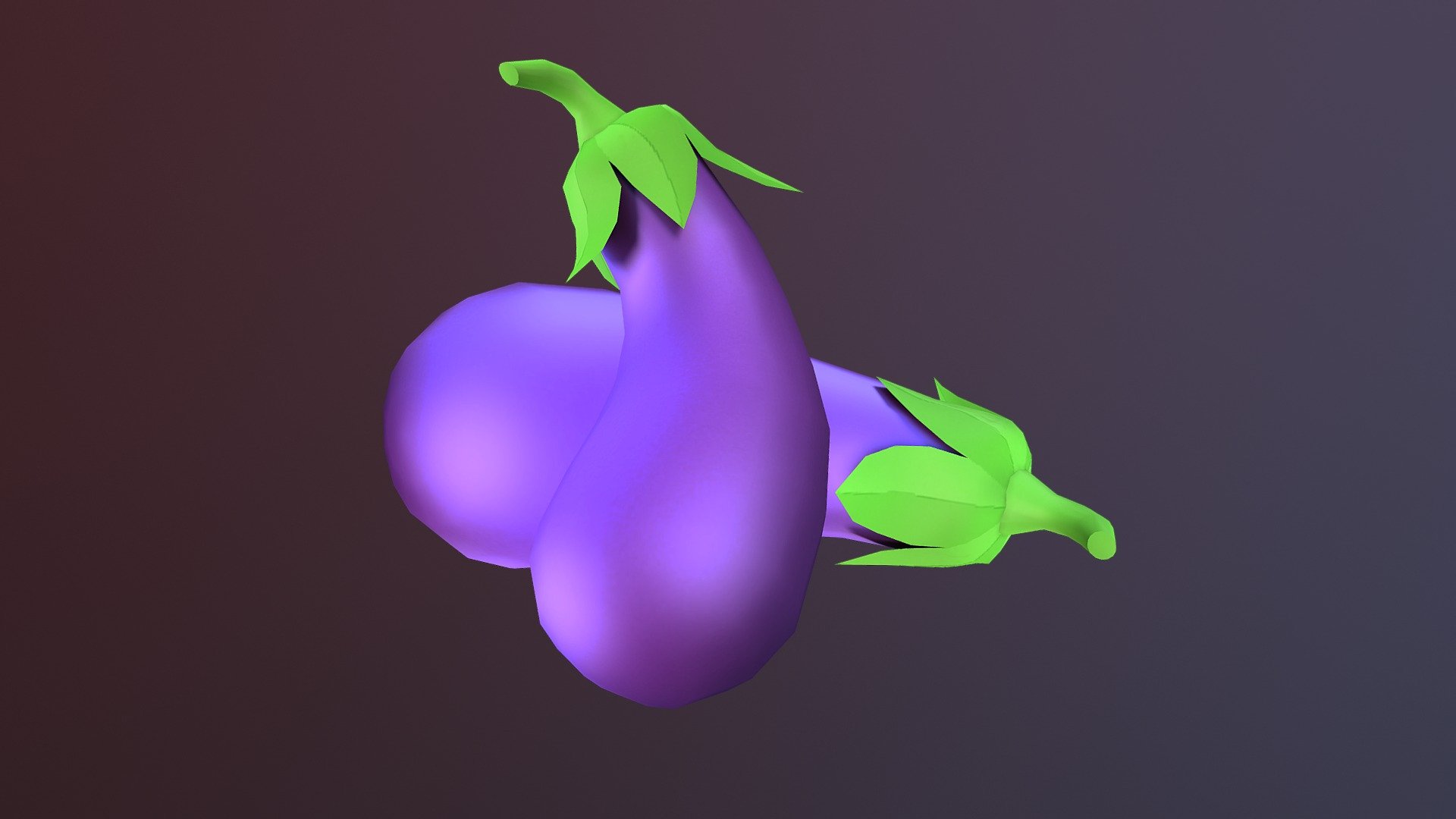 Eggplant 3d model