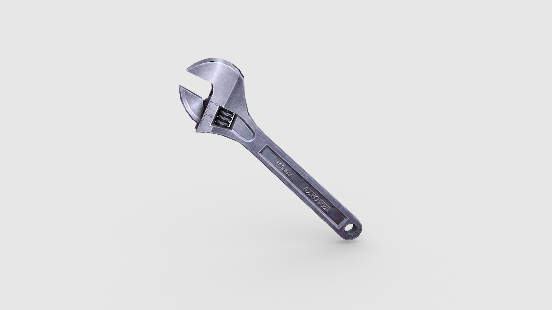 Cartoon wrench 3d model