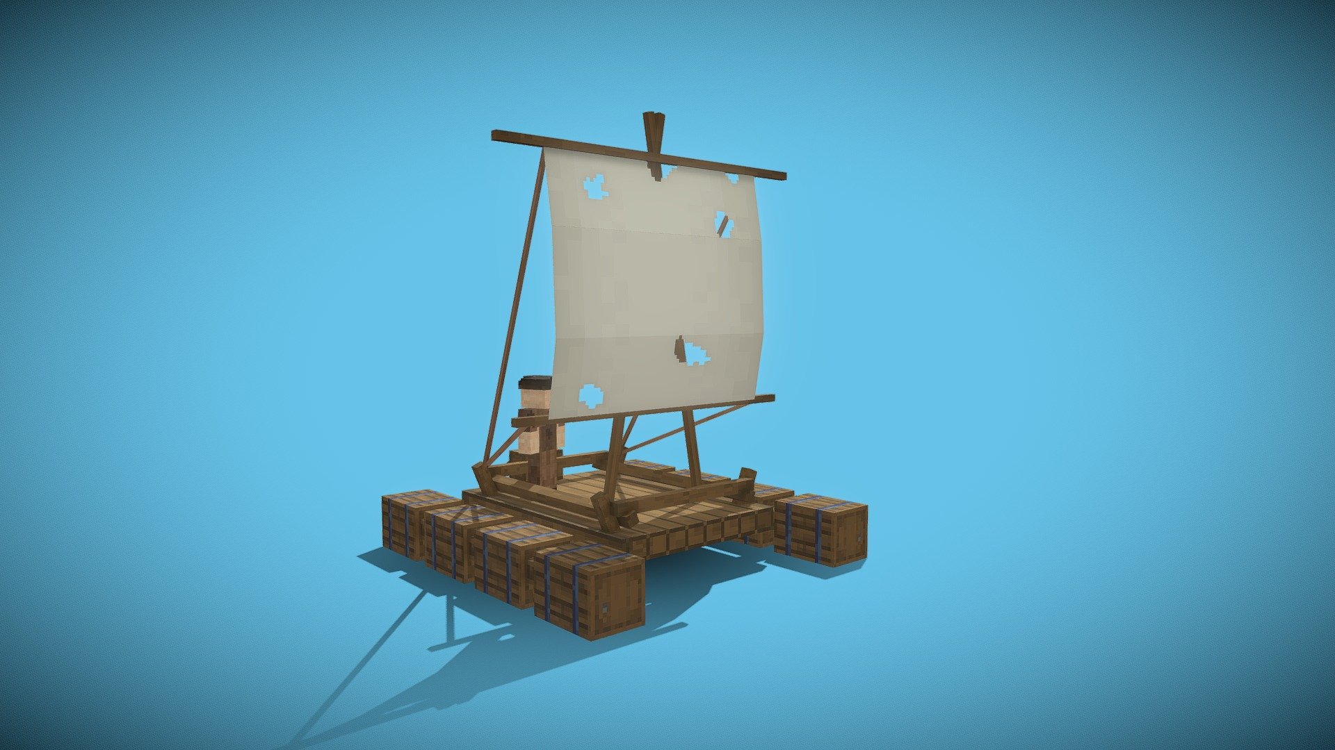 Raft 3d model