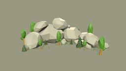 Rocks and trees