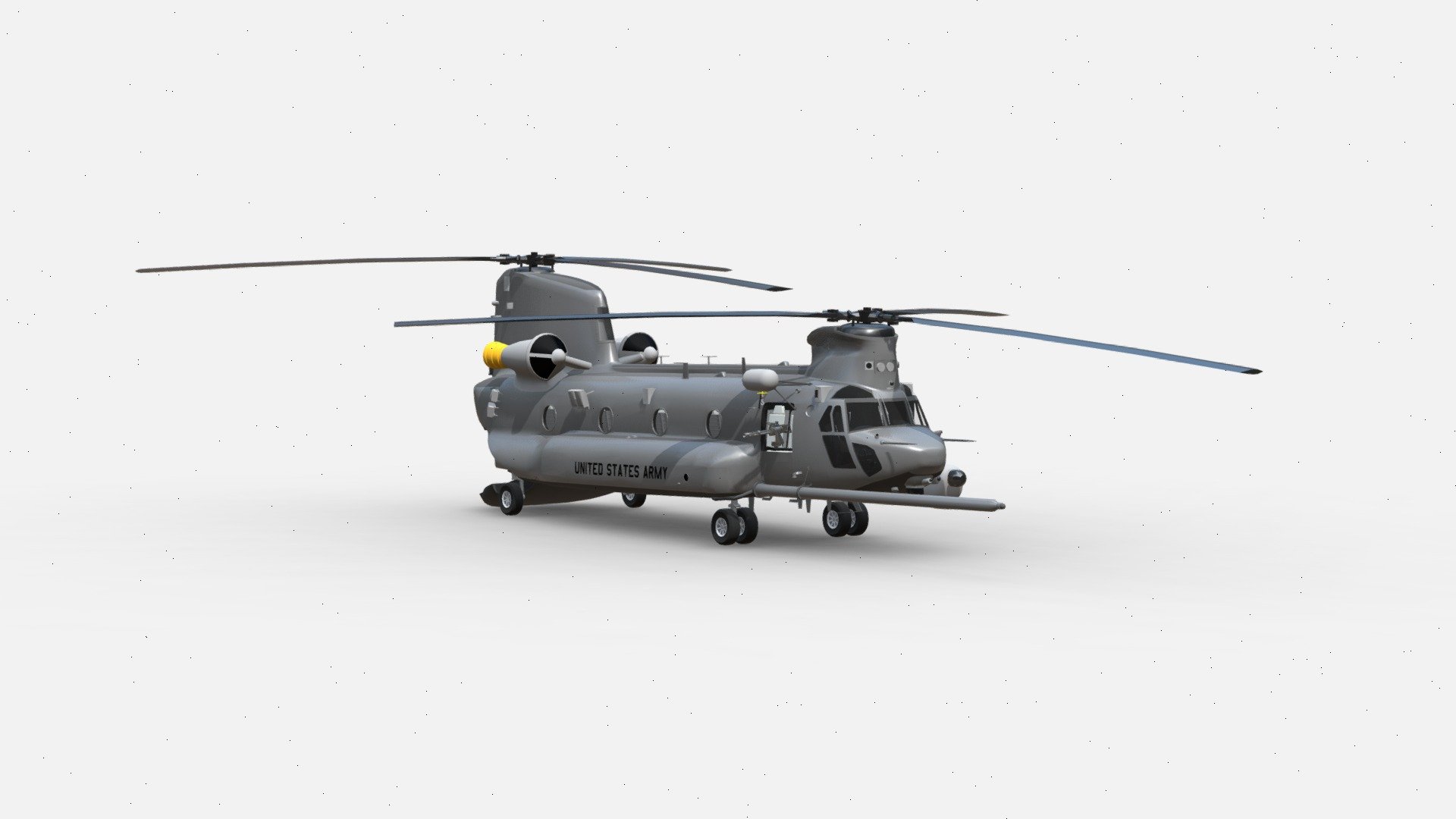 3d Model military helicopter 3d model