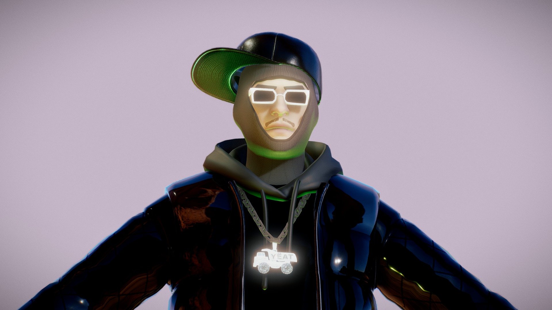 Yeat Model but in Fortnite 3d model