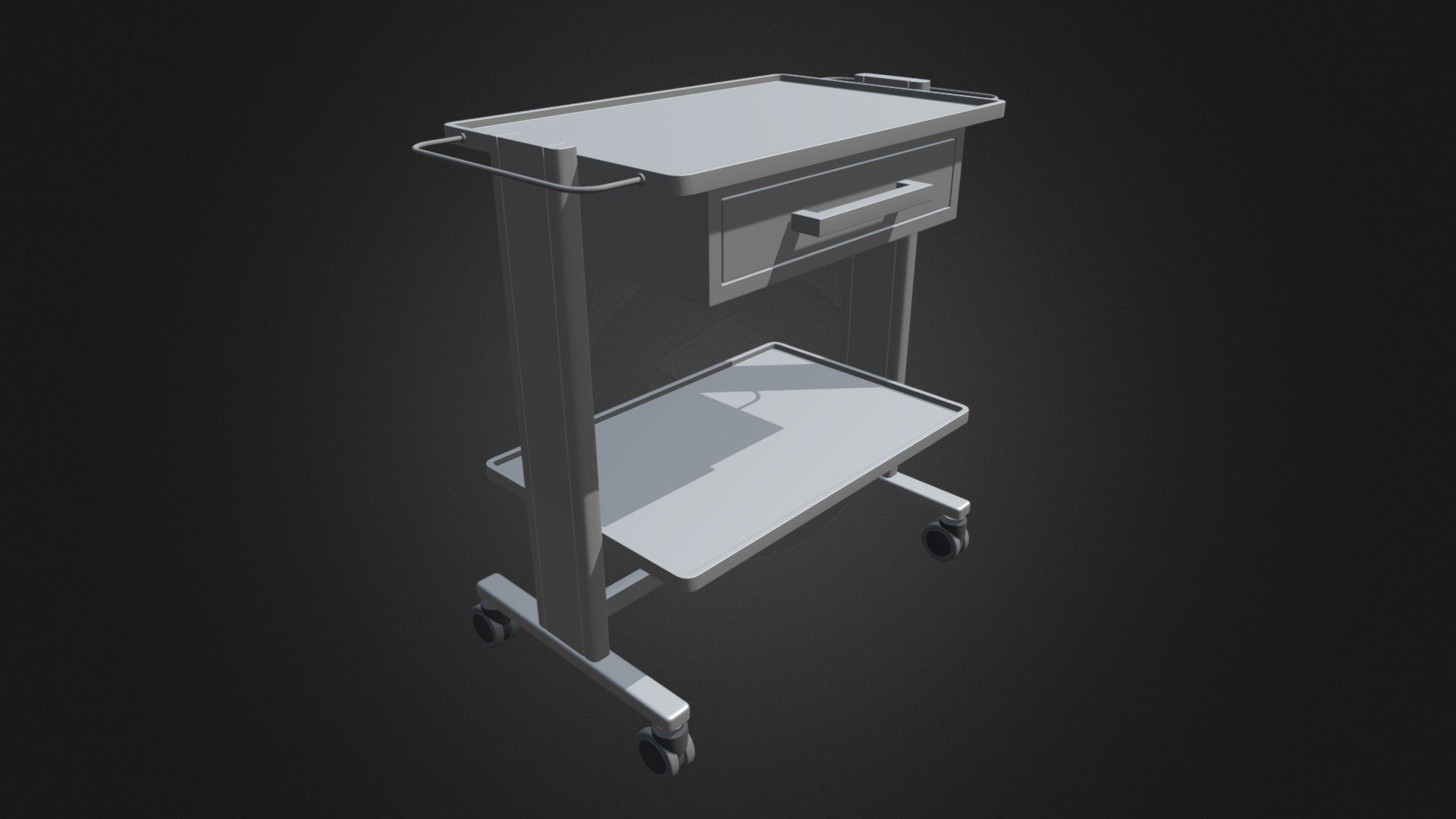 Hospital Table 3d model