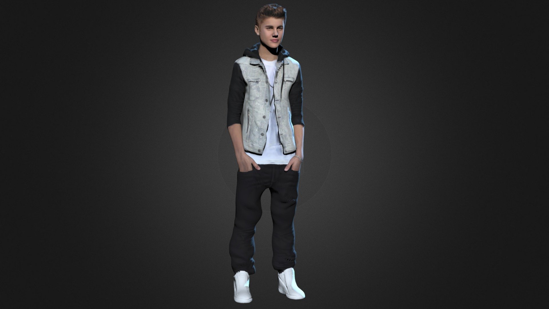 Justin Bieber 3d model