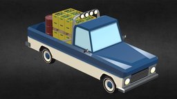 Lowpoly Pickup Truck