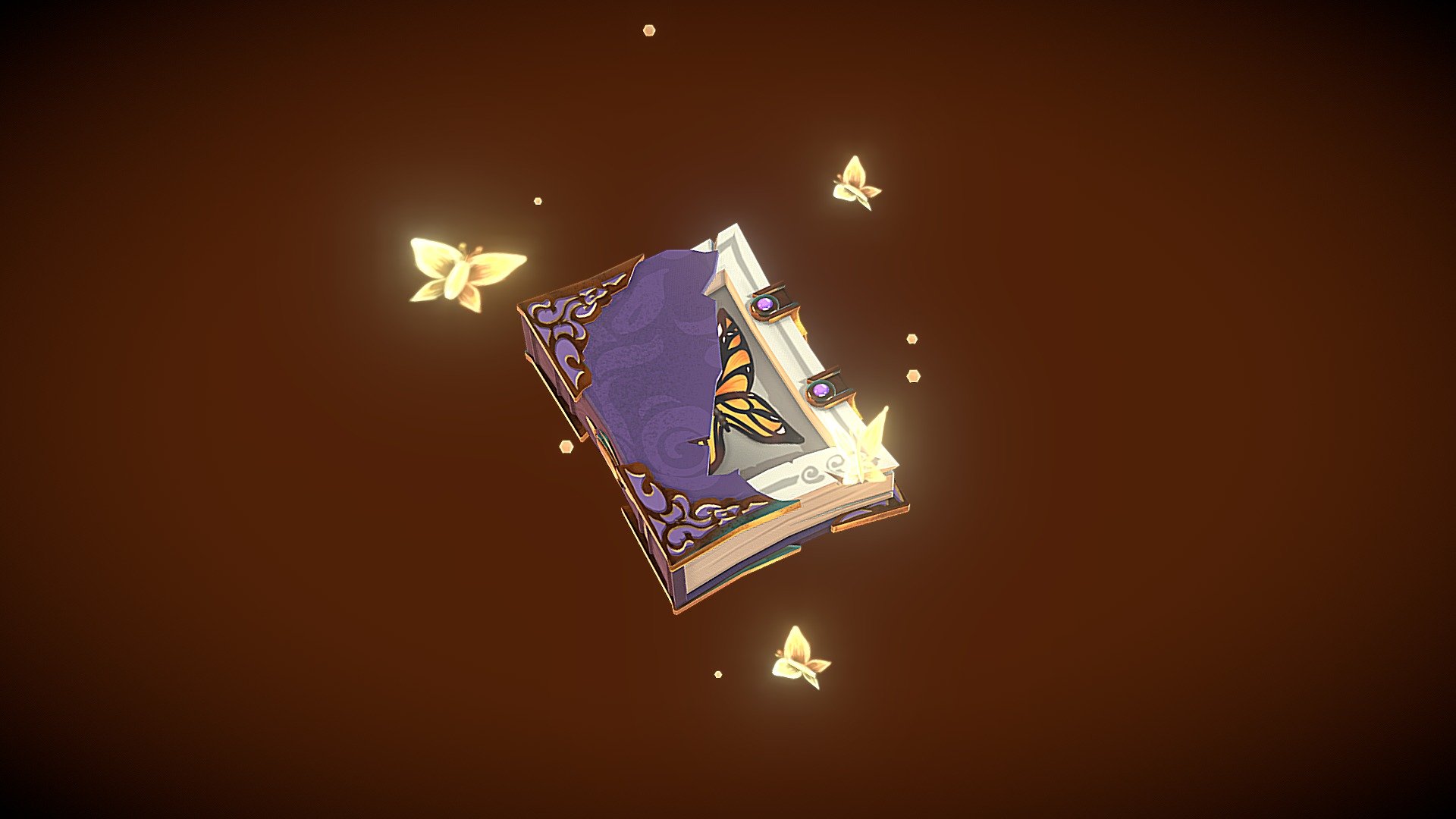 Magic Book 3d model