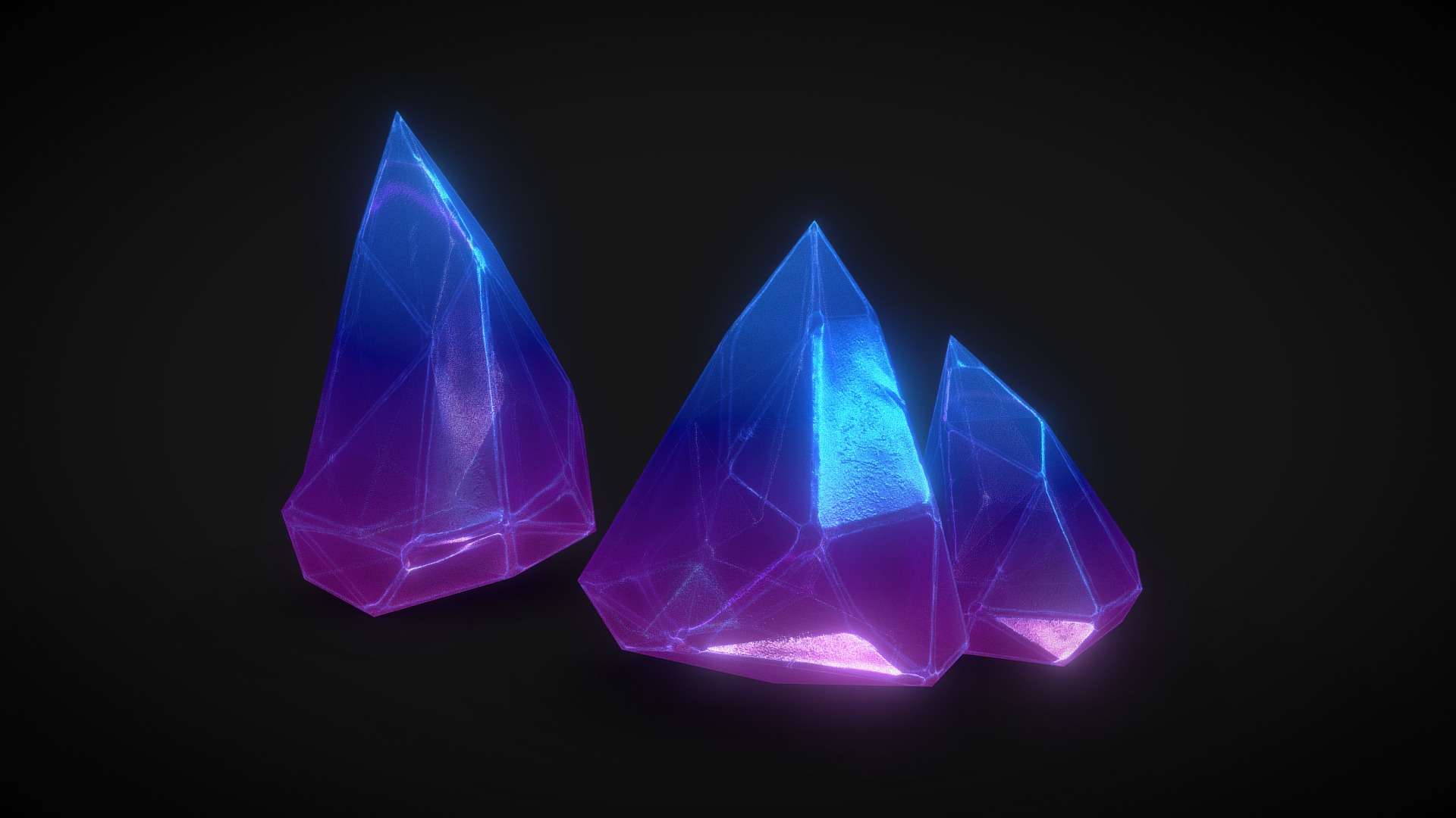 Crystal 3d model