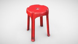 Realistic Plastic Chair