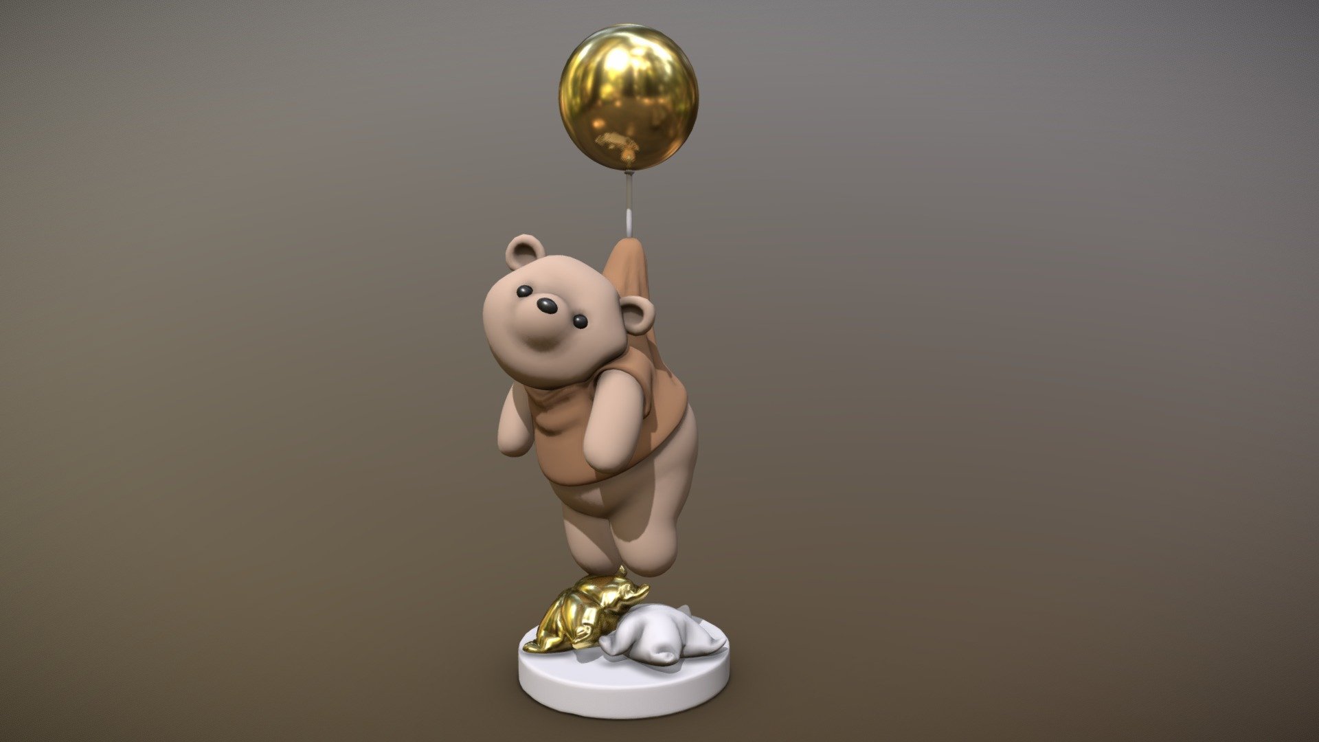 Cute Teddy Bear 3d model