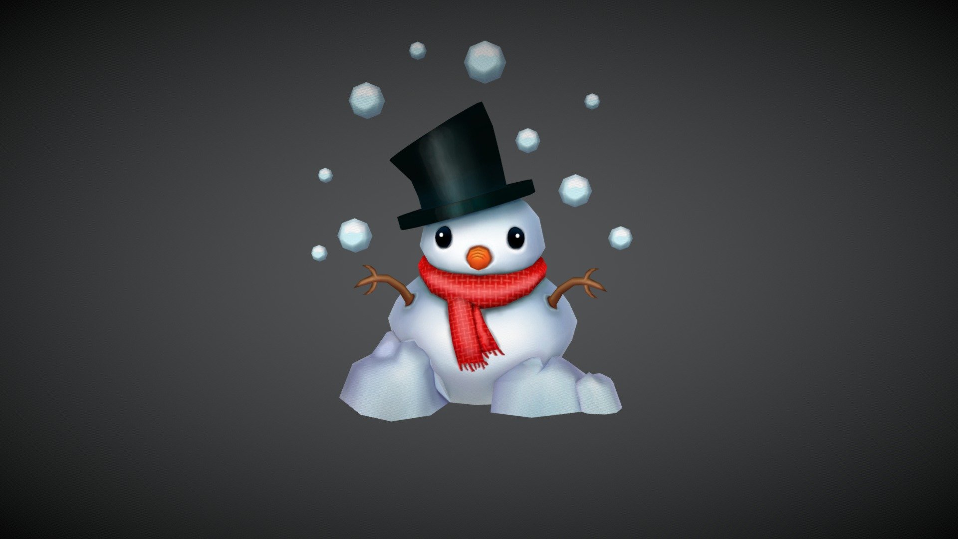 SnowMan 3d model